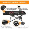 Hisencn Grill Stand for Weber Q1200, Q1000, Q2200, Q2400 Portable Grill Cart for Blackstone 17″& 22″ Table Top Griddles, Griddle Stand for Blackstone & Weber Travel and Camping(26 IN.)