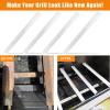 Hisencn Heat Plates for Charbroil Performance 4 Burner 463365021, 463365522, 463352521, 463350521, Heat Plate Replacement Parts for Char-Broil, G325-0002-W1 Heat Plates, 15.5 inch, Stainless Steel(4)