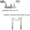 Hisencn Parts Kit Replacement Fits for Brinkmann 5 Burner 810-8501-S Gas Grill Models, Grill Burners, Heat Plates, Crossover Tubes(For Brinkmann 810-1750-S)