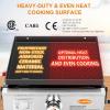 Hisencn Portable Flat Top Grill for Outdoor, Tabletop, Countertop, Kitchen, Tailgating, RV – Nonstick Camping Griddle 285 sq. in. 15000 BTUs Griddle for Gas Grill, 17 Inch with Hood, with Carry Bag
