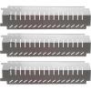 Hisencn Grill Heat Plate Replacement for Charbroil, Thermos, Centro, Costco Kirkland Grills, 3-Pcs 15 inch Stainless Steel Tent Shield Plate Deflector, BBQ Flame Tamer Burner Cover