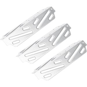 Hisencn 12.5” Heat Deflector for Weber Genesis II 300 Series, Genesis II E-310/S-310, II E-315/S-315, II E-330, II E/S-335 Gas Grill, for Weber Genesis II Parts 66040, Stainless Steel, 3-Pack(For Genesis 300)