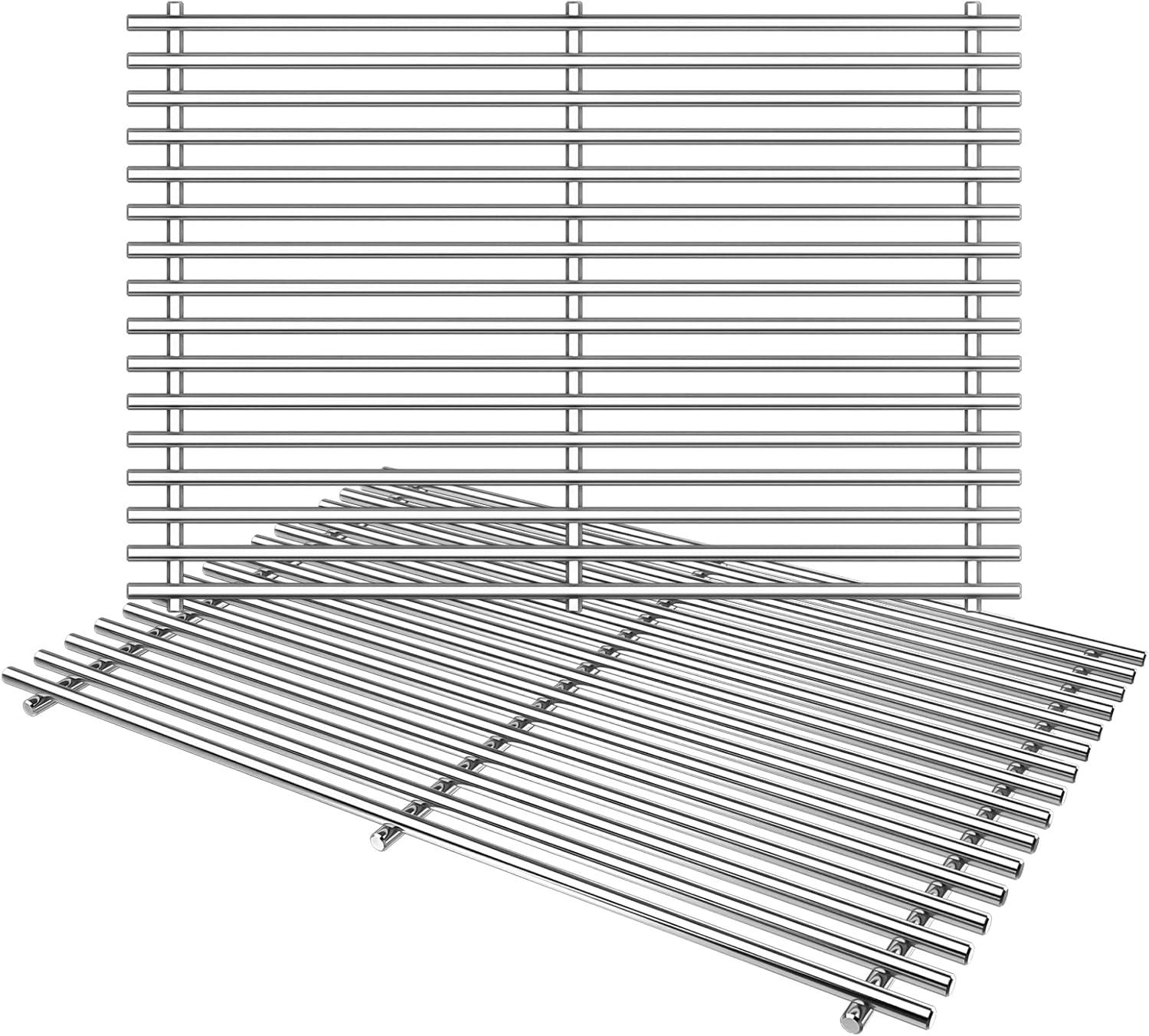 image15 inch Cooking Grates for Weber Spirit 200 Series with Side Control Panel Genesis Silver A Spirit 500 Cast Iron Grill Grates for Weber 7522 75237521 Spirit E210 E200 S210 S20020092012Stainless Steel