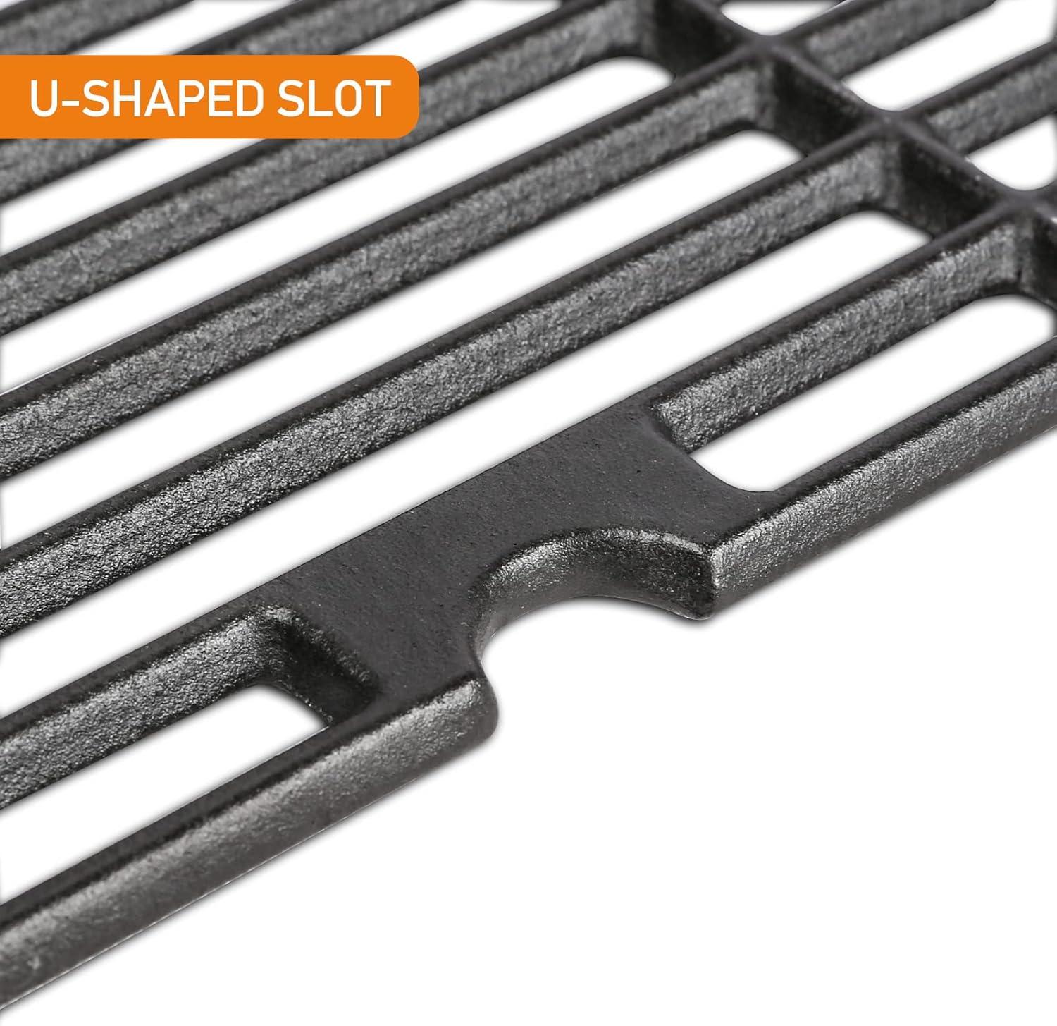 image304 Stainless Steel Grill Grates for Charbroil Performance 463342119 463347017 463335517 463376017 Grill Grates Replacement for CharBroil 463342118 463347418 463347519 G4700003W1 G4700002W1Cast Iron