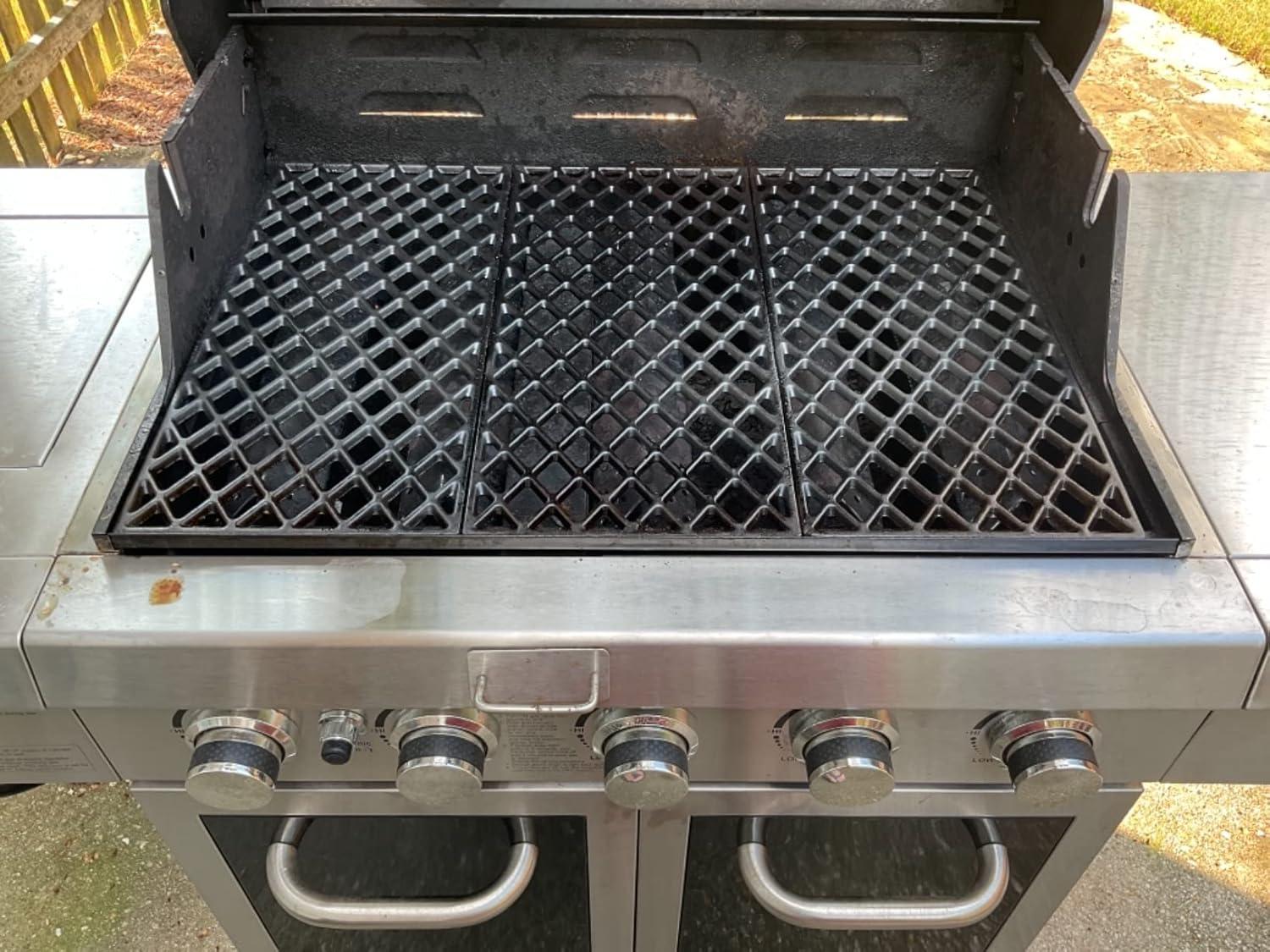 imageHisencn Cast Iron Grill Grates for Members Mark Grill GR2210601MM00 3 Pack 19 inch