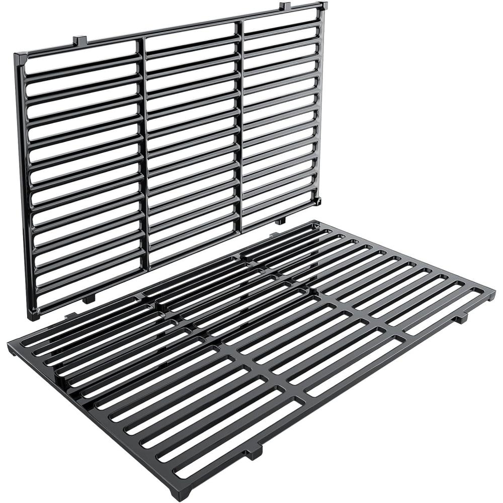 image15 inch Cooking Grates for Weber Spirit 200 Series with Side Control Panel Genesis Silver A Spirit 500 Cast Iron Grill Grates for Weber 7522 75237521 Spirit E210 E200 S210 S20020092012Porcelain Cast Iron