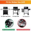 15 inch Cooking Grates for Weber Spirit 200 Series with Side Control Panel, Genesis Silver A, Spirit 500, Cast Iron Grill Grates for Weber 7522, 7523,7521, Spirit E-210, E-200, S-210, S-200(2009-2012)(Cast Iron)
