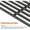 Hisencn Porcelain Cast Iron Cooking Grates for Char-Griller Duo 5050, 3001, 5650, 3008, 3030, 3725, 4000, 2121, King Griller 3008 5252, 19.75 inch Coated Cast Iron Grill Grids Replacement(19 1/2” x 31 1/2”)