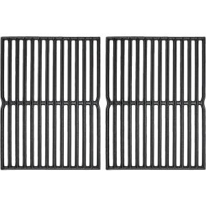 15 inch Cooking Grates for Weber Spirit 200 Series with Side Control Panel, Genesis Silver A, Spirit 500, Cast Iron Grill Grates for Weber 7522, 7523,7521, Spirit E-210, E-200, S-210, S-200(2009-2012)(Cast Iron)