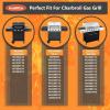 Hisencn Grill Replacement Parts for Charbroil 463436215, 463436214, 463436213, 463439915, 467300115, 463439914, 461372517, G432-Y700-W1, G432-0078-W1, Grill Burner, Heat Plate, Crossover Tube