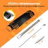 Hisencn Grill Replacement Parts for Charbroil 463436215, 463436214, 463436213, 463439915, 467300115, 463439914, 461372517, G432-Y700-W1, G432-0078-W1, Grill Burner, Heat Plate, Crossover Tube