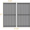Hisencn 17 Inch Grill Grates for Charbroil 463242715, 463242716, 463276016, 466242715, Walmart 555179228, 466242715, 466242815, Nexgrill 720-0882A, BHG 720-0882, Lowe’s 606682, Cast Iron Grill Grids(Cast Iron)