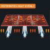 Hisencn 17 Inch Grill Grates for Charbroil 463242715, 463242716, 463276016, 466242715, Walmart 555179228, 466242715, 466242815, Nexgrill 720-0882A, BHG 720-0882, Lowe’s 606682, Cast Iron Grill Grids(Enameled Steel)