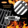 Hisencn 17 Inch Grill Grates for Charbroil 463242715, 463242716, 463276016, 466242715, Walmart 555179228, 466242715, 466242815, Nexgrill 720-0882A, BHG 720-0882, Lowe’s 606682, Cast Iron Grill Grids(Cast Iron)