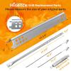 Hisencn Grill Replacement Parts for Charbroil Advantage Series 4 Burner 463344116, 466344116 Gas Grill, 14 3/8″ Grill Burners Tube,15 1/2″ Heat Plate Tent Shield,Adjustable Carryover Tube,G361-0003-W1(Stainless Steel)