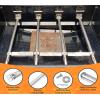 Hisencn Grill Replacement Parts for Charbroil Infrared Grill 463242716 463242715 463242516 466242815, Gas Grill Accessories Burner, Heat Plate, Adjustable Carryover Tube, G466-2500-W1, G466-0024-W1(For Commercial 4 Burner)