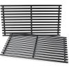 Hisencn 17 Inch Grill Grates for Charbroil 463242715, 463242716, 463276016, 466242715, Walmart 555179228, 466242715, 466242815, Nexgrill 720-0882A, BHG 720-0882, Lowe’s 606682, Cast Iron Grill Grids(Cast Iron)