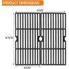 Grill Grates for Charbroil Advantage 4 Burner 463344116 463343015 463344015, Gas2coal 463340516 463370516, Grill Grids for Char-Broil 463336016, Replacement for G467-0002-W1, G309-0019-W2, 16 15/16″(Cast Iron)