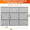 Grill Grates for Charbroil Advantage 4 Burner 463344116 463343015 463344015, Gas2coal 463340516 463370516, Grill Grids for Char-Broil 463336016, Replacement for G467-0002-W1, G309-0019-W2, 16 15/16″(Porcelain Enameled)