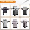 Grill Grates for Charbroil Advantage 4 Burner 463344116 463343015 463344015, Gas2coal 463340516 463370516, Grill Grids for Char-Broil 463336016, Replacement for G467-0002-W1, G309-0019-W2, 16 15/16″(Cast Iron)
