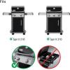 Hisencn 7642 Grill Igniter for Weber Spirit 210 & Spirit 310 Gas Grill Models with Up Front Controls (Model Years 2013 and Newer)
