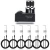Hisencn 6 Outlets Tact Push Button Grill Ignitor Kit for Home Depot Nexgrill 720-0830H, 720-0888N, 720-0830D, 720-0888, Universal Spark Igniter with Wire Ignition Replacement Kits(6 Outlet + Igniter)