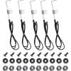 Hisencn Grill Ignitor Wire Kit Ignition Electrode Replacement Parts for Home Depot Nexgrill 4/5 Burner 720-0888 720-0888N, 720-0830H 720-0830D, 720-0896B, 720-0898 Gas Grill, with Screws