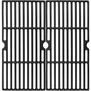 Grill Grates for Charbroil Advantage 4 Burner 463344116 463343015 463344015, Gas2coal 463340516 463370516, Grill Grids for Char-Broil 463336016, Replacement for G467-0002-W1, G309-0019-W2, 16 15/16″(Cast Iron)