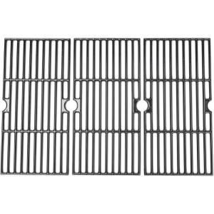 Grill Grates for Charbroil Advantage 4 Burner 463344116 463343015 463344015, Gas2coal 463340516 463370516, Grill Grids for Char-Broil 463336016, Replacement for G467-0002-W1, G309-0019-W2, 16 15/16″(Porcelain Enameled)