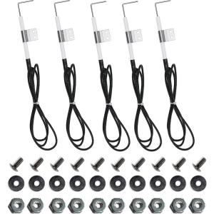 Hisencn Grill Ignitor Wire Kit Ignition Electrode Replacement Parts for Home Depot Nexgrill 4/5 Burner 720-0888 720-0888N, 720-0830H 720-0830D, 720-0896B, 720-0898 Gas Grill, with Screws
