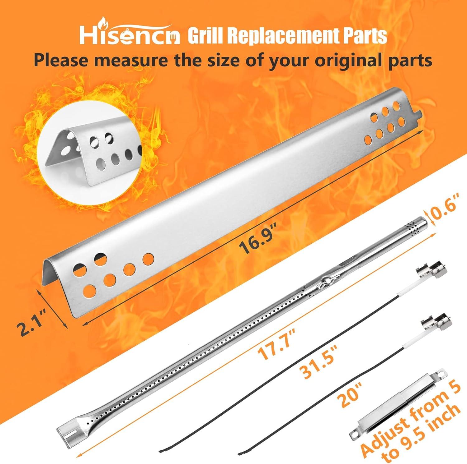 imageHisencn Replacement Parts for Charbroil Performance 5 Burner Grill 463347519 463347518 Grill Parts for CharBroil 463373319 463373019 Grill Replacement Parts Kit18 x 223 Charbroil Performance 4 Burner
