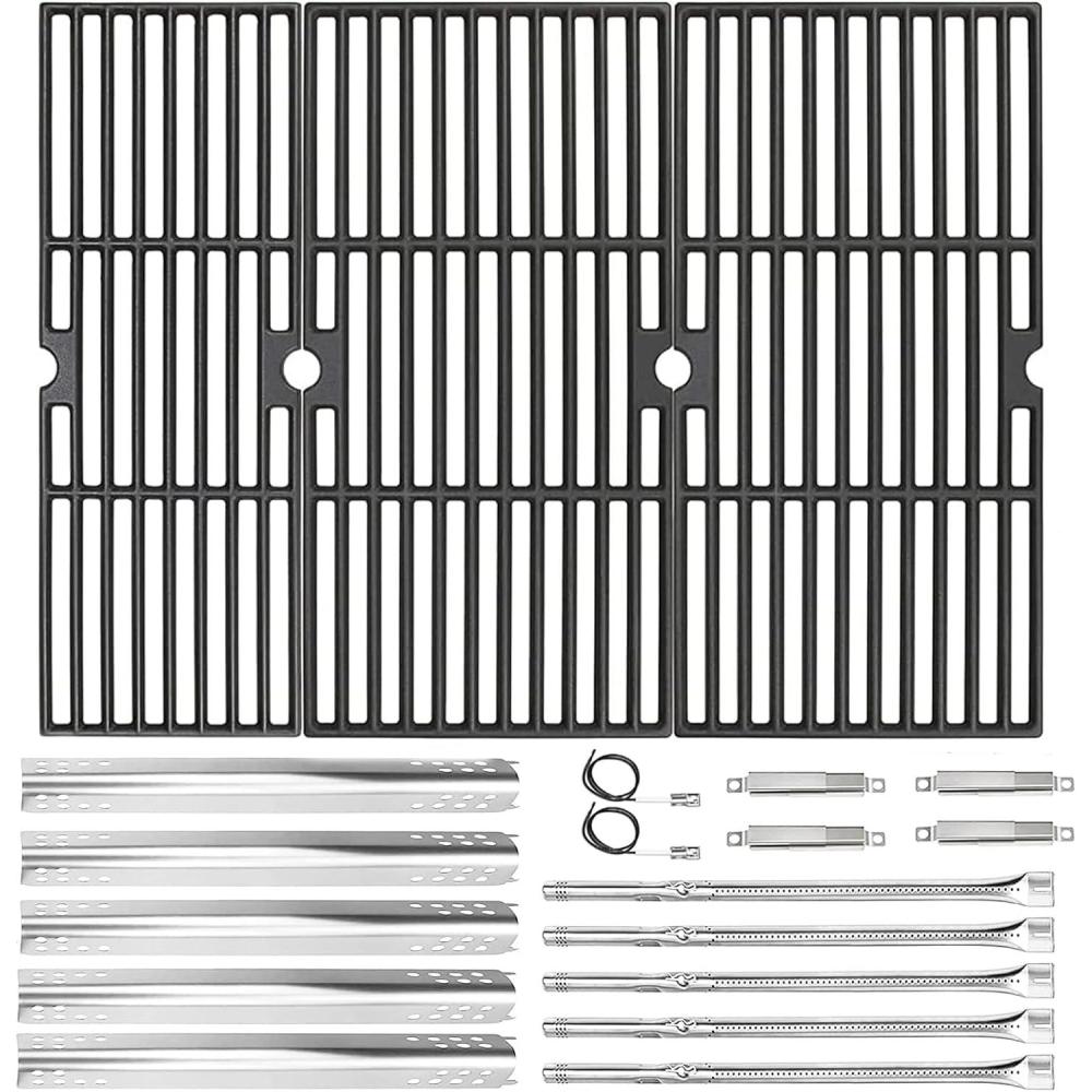 imageHisencn Replacement Parts for Charbroil Performance 5 Burner Grill 463347519 463347518 Grill Parts for CharBroil 463373319 463373019 Grill Replacement Parts Kit18 x 25 Charbroil Performance 5 Burner