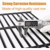 Grill Grates for Charbroil Performance 463352521 463365021 463354021 463365522, 17 Inch Grill Grids for Char-Broil 463366022 463350521, Cooking Grates Replacement Parts for G426-0004-W1 G426-0005-W1(Cast Iron)