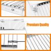 Hisencn 18” -33” Adjustable Warming Rack for Charbroil Grill Replacement Parts, Stainless Steel Warming grates for Charbroil 3&4&6 Burner Grills, for Charbroil Performance 463276517 463244819