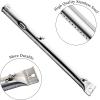 Hisencn Grill Replacement Parts for Charbroil Commercial 4 Burner 463241113, 463449914, 463250811, 463251012, 463241413, Gas Grills, Pipe Burner Tube, Heat Plate Tent Shield and Crossover Tube