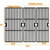 Hisencn Replacement Parts for Charbroil Performance 5 Burner Grill 463347519, 463347518, Grill Parts for Char-Broil 463373319, 463373019 Grill Replacement Parts Kit(18″ x 22.3″- Charbroil Performance 4 Burner)