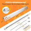 Hisencn Replacement Parts for Charbroil Performance 5 Burner Grill 463347519, 463347518, Grill Parts for Char-Broil 463373319, 463373019 Grill Replacement Parts Kit(For Charbroil Performance 475 4 Burner)