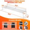 Hisencn Stainless Steel Warming Rack for Weber Spirit 200 & Spirit II Series with Front Control Knob, Fits Spirit E210 S210 E220 S220 Gas Grills, Compatible with Weber 69866 67026(For Genesis 300 Series)