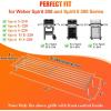 Hisencn Stainless Steel Warming Rack for Weber Spirit 200 & Spirit II Series with Front Control Knob, Fits Spirit E210 S210 E220 S220 Gas Grills, Compatible with Weber 69866 67026(For Spirit 200 with Front Knobs)