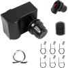 Grill Igniter Replacement for Charbroil G511-0055-W1, 4 Outlet Ignition Module with Wires and Switch Button for Char Broil Grill Igniter Replacement Part , for Charbroil Many Models Ignition Systems(4Outlet)