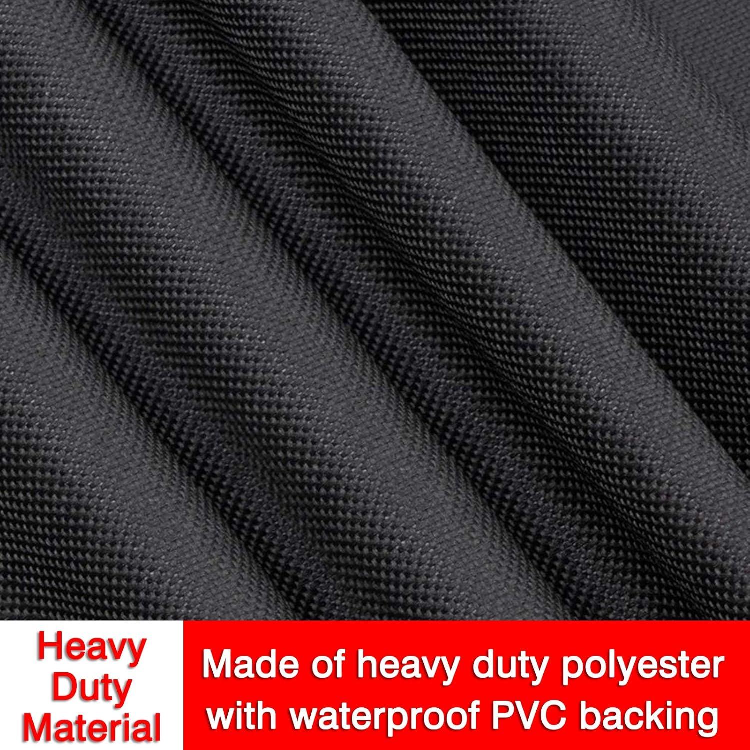 imageHeavyDuty Waterproof Patio Grill Cover for Camp Chef 3 Burner Stoves Durable Material for PRO90 TB90LW TB90LWG TB90LWG15 GB90D SPG90B Secure Hook Design Convenient Handle Black