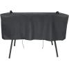 Heavy-Duty Waterproof Patio Grill Cover for Camp Chef 3 Burner Stoves, Durable Material for PRO90, TB90LW, TB90LWG, TB90LWG15, GB90D, SPG90B, Secure Hook Design, Convenient Handle, Black
