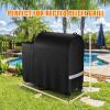 Hisencn Grill Cover for Recteq RT-B380 RT-B380X Wood Pellet Grill Smoker, Heavy Duty Waterproof Rec Tec 380 Cover with Reflective Strips, Moisture Proof Vents and Adjustable Drawstring, Outdoor BBQ(for RT-590)