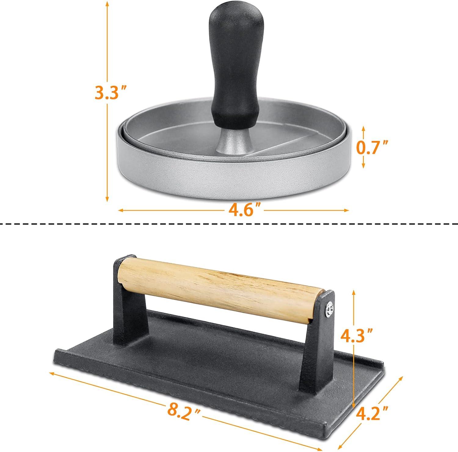 imageHisencn Griddle Tools Set Flat Top Grill Accessories Kit Style 1