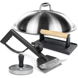 Hisencn Griddle Tools Set, Flat Top Grill Accessories Kit (Style 5)
