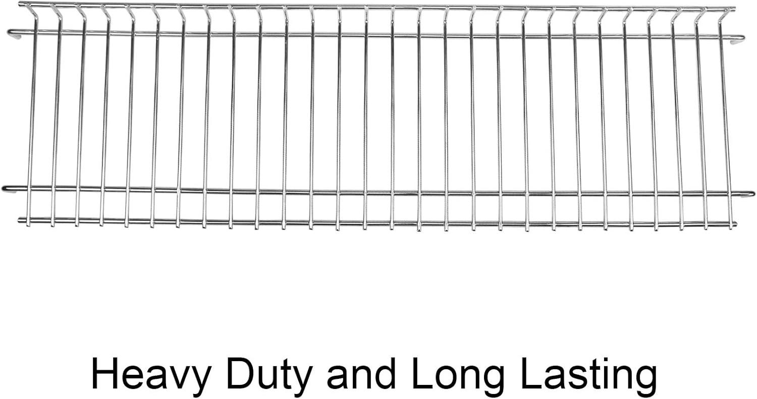 imageHisencn 256 inch Grill Warming Rack for Home Depot Nexgrill 4 Burner 7200830H Chrome Plated Warming Rack Grates Grids For Nexgrill AccessoriesFor Nexgrill