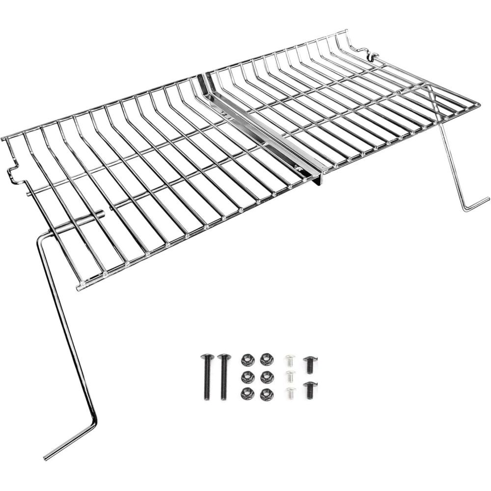 imageHisencn 256 inch Grill Warming Rack for Home Depot Nexgrill 4 Burner 7200830H Chrome Plated Warming Rack Grates Grids For Nexgrill AccessoriesFor Char Griller
