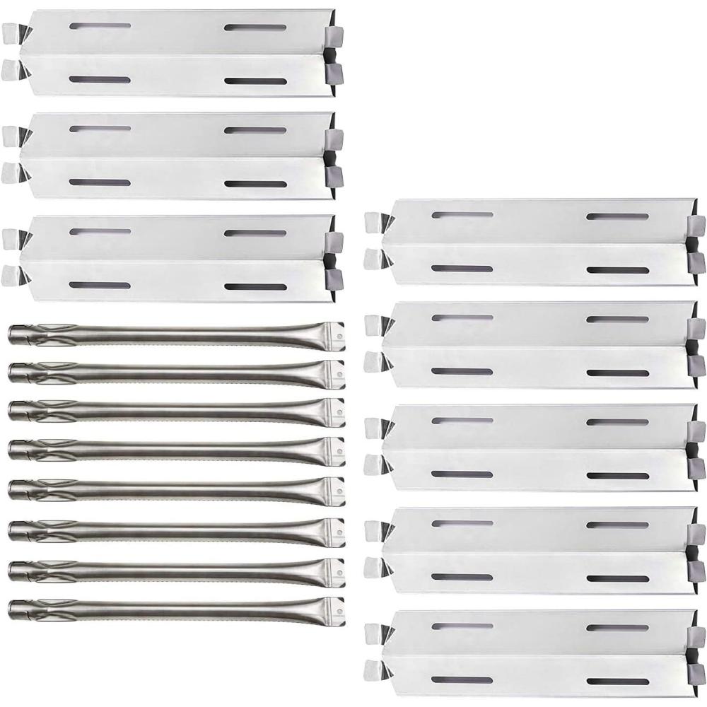 imageHisencn Grill Replacement Parts for Members Mark GR2039201MM00 17 inch Heat Plates Grill Burners Replacement for Bakers and Chefs ST1017012939 SAMS Club and Grill Chef BIG8116 Uniflame 8 Pack