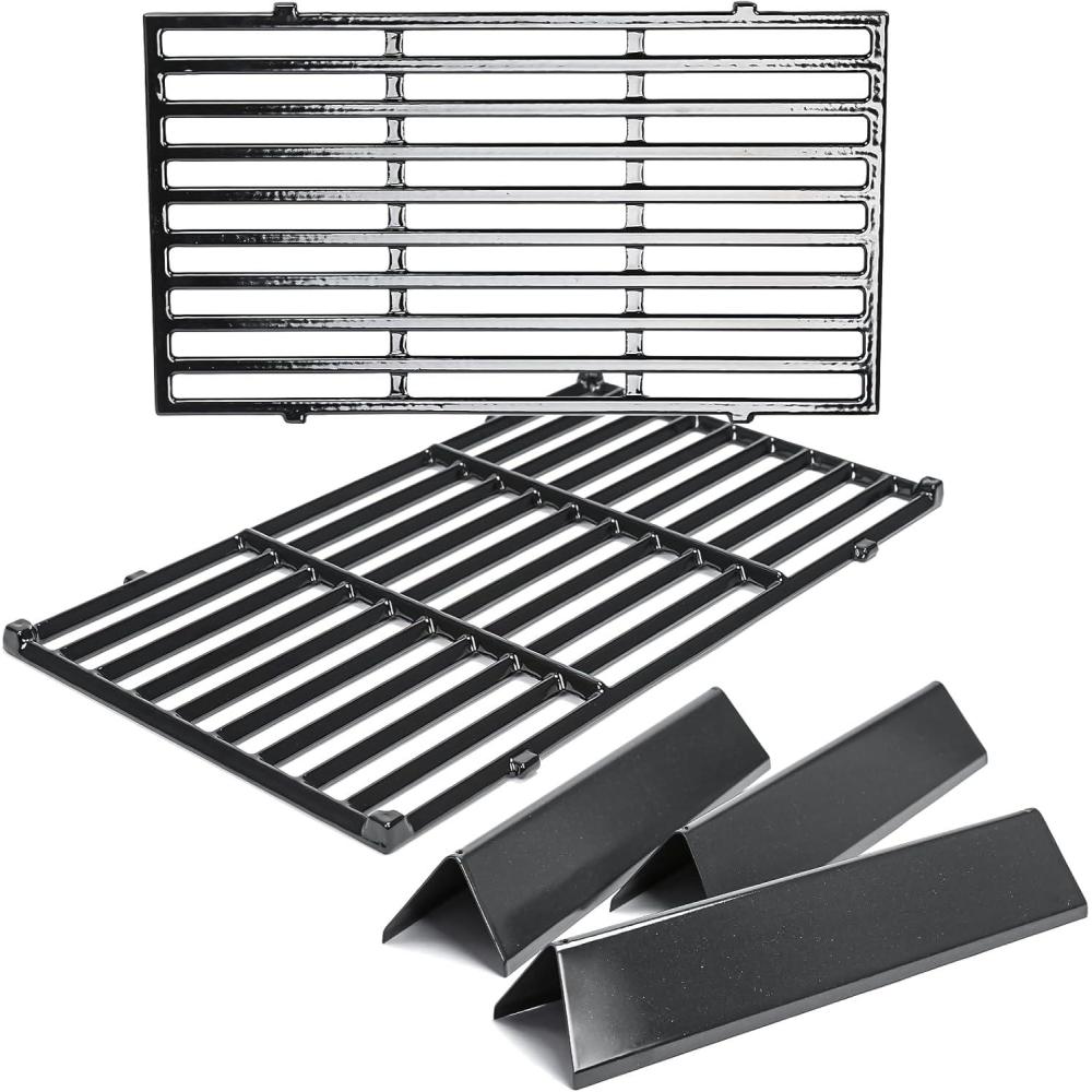 imageReplacement Parts for Weber 7637 Grates amp 7635 Flavorizer Bars Parts for Weber Spirit 200 GS4 Spirit II 200 Series Gas Grill with Front Control153 Flavor Bars 175 Cooking Grates for Weber E210Cast Iron