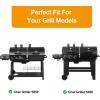 Hisencn 25.6 inch Grill Warming Rack for Home Depot Nexgrill 4 Burner 720-0830H, Chrome Plated Warming Rack Grates Grids For Nexgrill Accessories(For Char Griller)